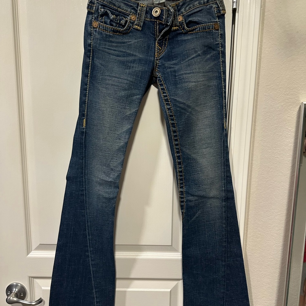 True Religion Dark Blue Flare Jeans